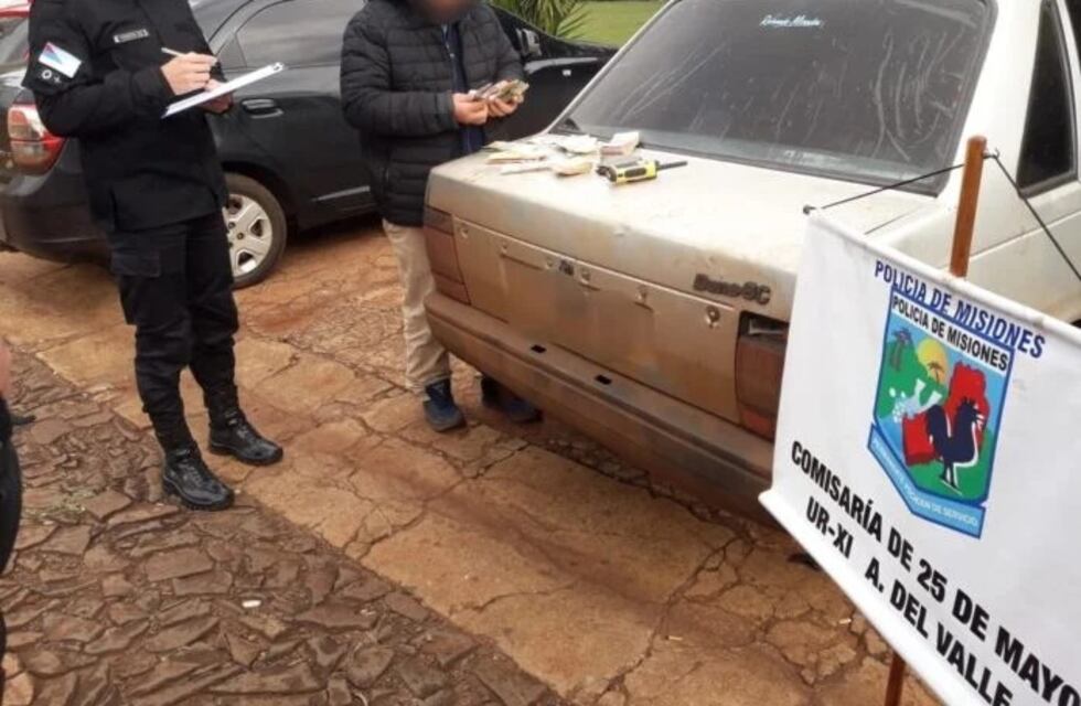 Lo detuvieron por evadir un control policial y lo sorprendieron con 200 mil pesos que no supo justificar