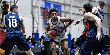 Atenas extrañó el goleo de Romeao Ferguson en su visita a San Lorenzo. (Matías García / Liga Nacional)