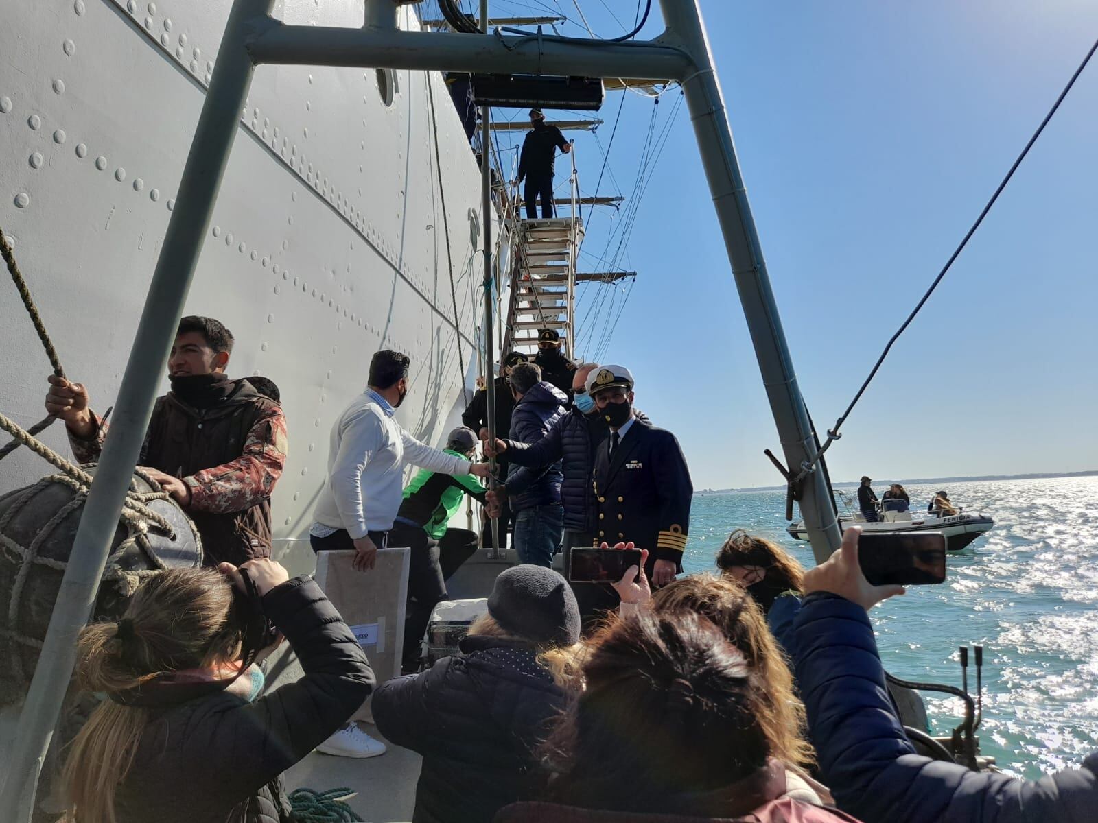 Fragata Libertad en Claromecó