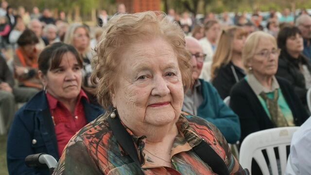 Nilda Fonti de Martinatto ciudadana ilustre de Arroyito