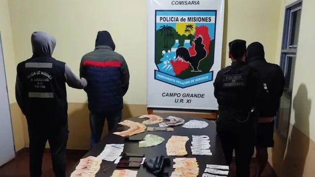 Detienen a dos hombres tras millonario robo en una cooperativa yerbatera de Campo Grande.
