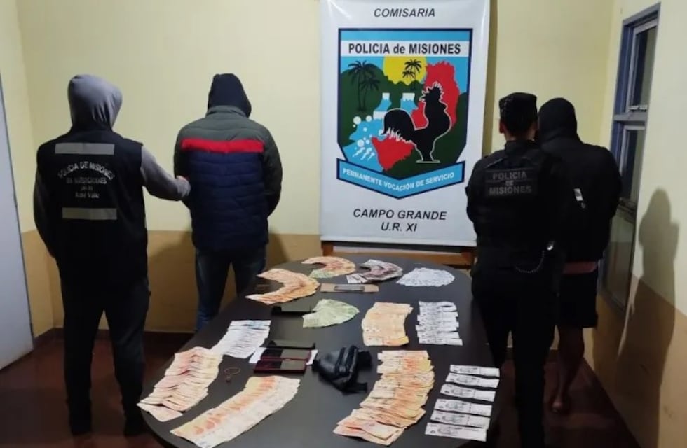 Detienen a dos hombres tras millonario robo en una cooperativa yerbatera de Campo Grande