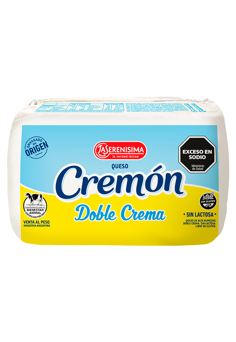 El queso de pasta blanda Cremón doble crema.