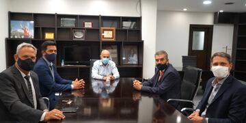 Presentación del nuevo gerente zonal de Credicorp ante autoridades locales