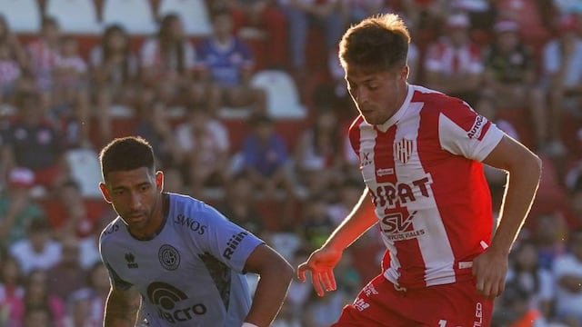 "El Caco" Matías García y un golazo para el 2-0 de Belgrano (Prensa Unión)
