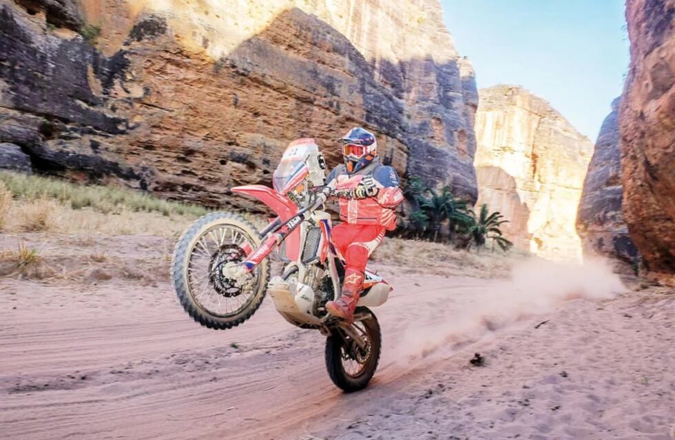 Moto Rally: el mercedino Martín Duplessis se subió al podio en Brasil