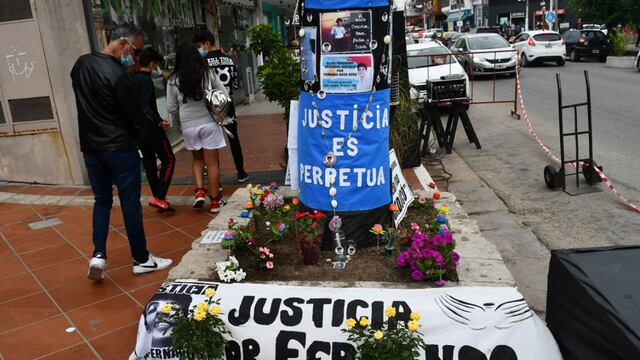 Justicia. El acto homenaje en Villa Gesell, a dos años del asesinato de Fernando Baez Sosa. (Clarín)