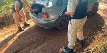 Prefectura Naval Argentina incautó 137 kilos de marihuana en Puerto Libertad.