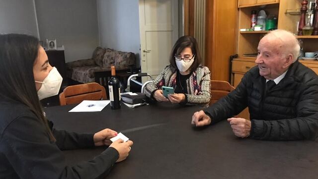 Prudencio Díaz, un maipucino por adopción a quien la Legislatura de Mendoza reconoció por su “contribución, compromiso y labor constante en pos del desarrollo de la sociedad mendocina”.
