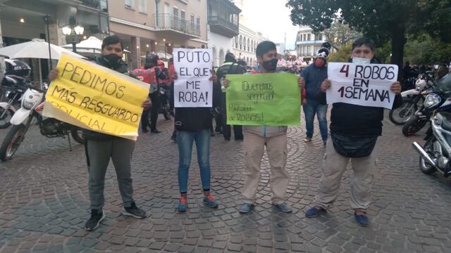 Marcha de cadetes en Salta