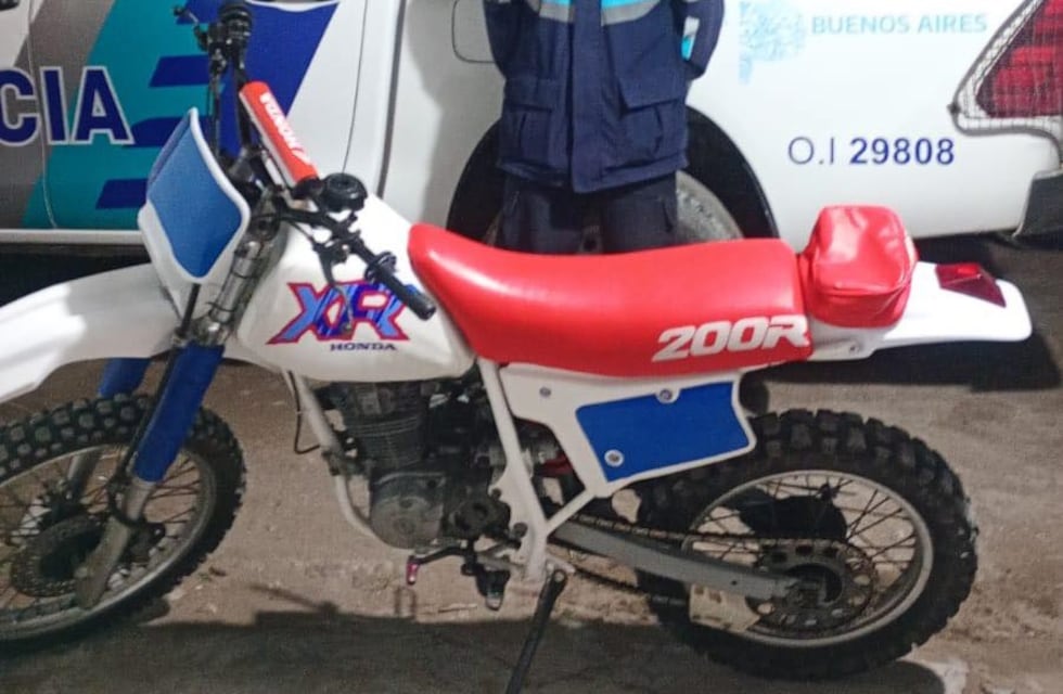 Recuperan en Reta una motocicleta robada hace más de 20 años en Tandil