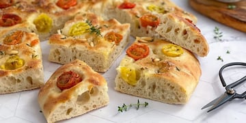 Falsa focaccia de Luli Fernández