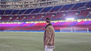 Lionel Messi visitando el Camp Nou en Barcelona (Instagram)