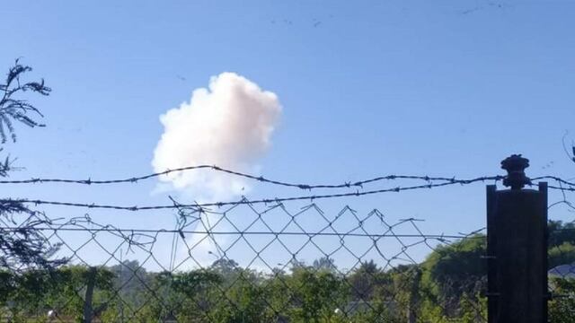 La explosión trajo angustia y temor en Villa María y Villa Nueva (foto El Diario).