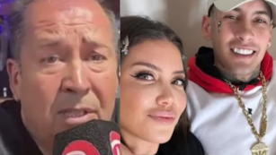 El papá de L-Gante opinó sobre la relación con Wanda Nara.
