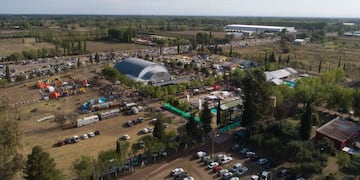 Predio ferial en ruta 188 y calle 7 en General Alvear donde se realiza la Fiesta de la Ganadería.