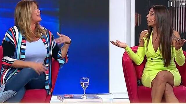 La modelo se cruzó con Mariza Balli y Ximena Capristo.