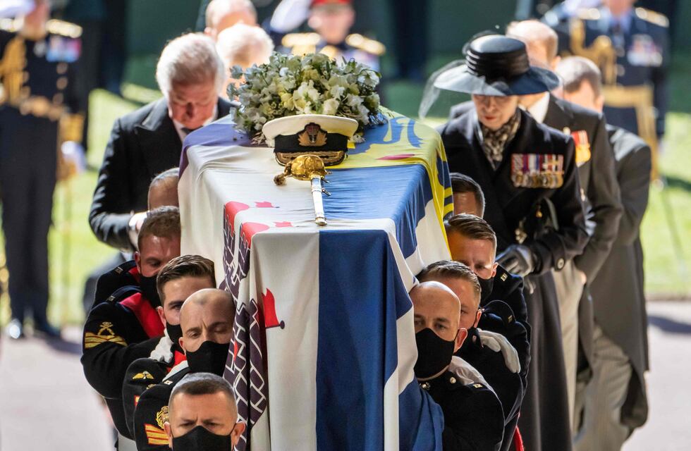 La Reina Isabel II encabezó el funeral del príncipe Felipe de Edimburgo