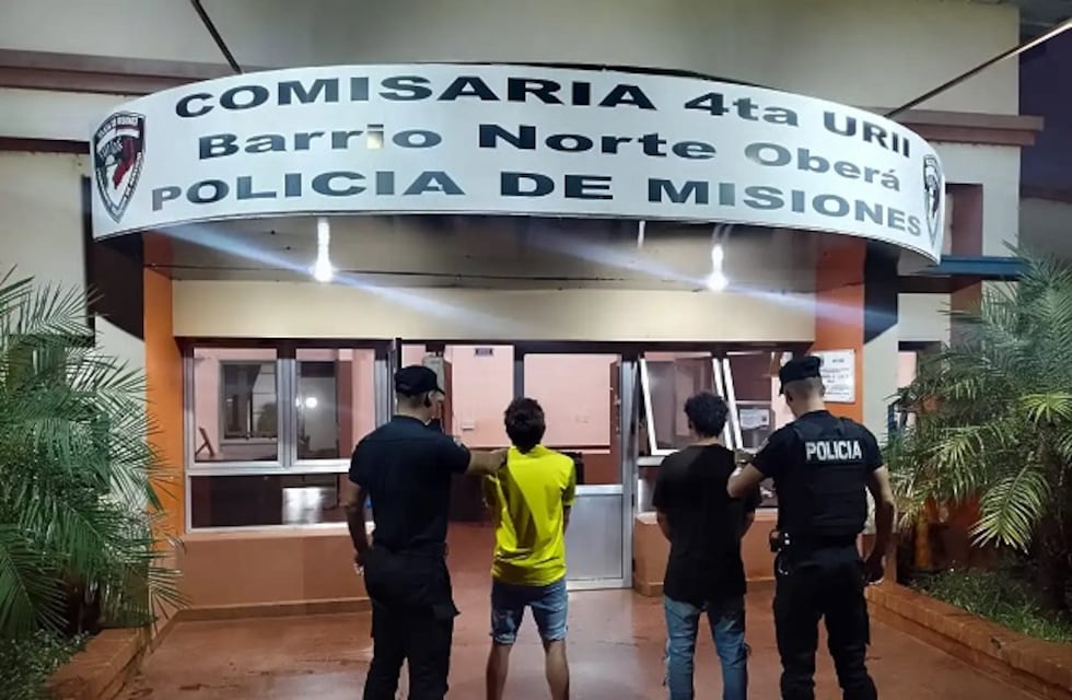 Dos individuos sustrajeron un celular en Oberá y fueron detenidos