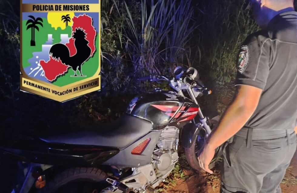 Recuperaron en Eldorado una moto robada en Montecarlo