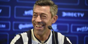 Pedro Caixinha habló de que quiere un equipo compacto, que presione y que ataque cuando tenga el balón y cuando no lo tenga.