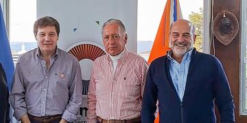 Melella mantuvo un encuentro con autoridades de la UIA y de NEWSAN