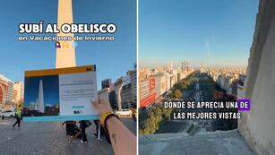 Vacaciones de invierno 2025: cómo subir gratis al mirador del Obelisco de Buenos Aires