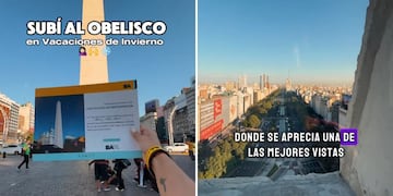 Vacaciones de invierno 2025: cómo subir gratis al mirador del Obelisco de Buenos Aires