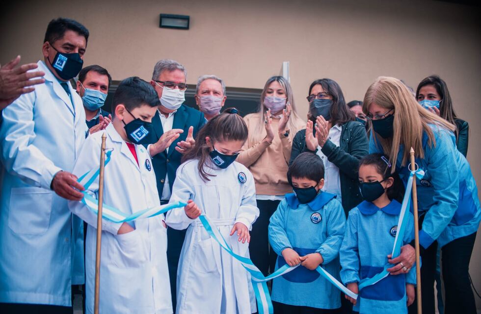 Jalil y Corpacci inauguraron una nueva escuela en Balcozna de Afuera