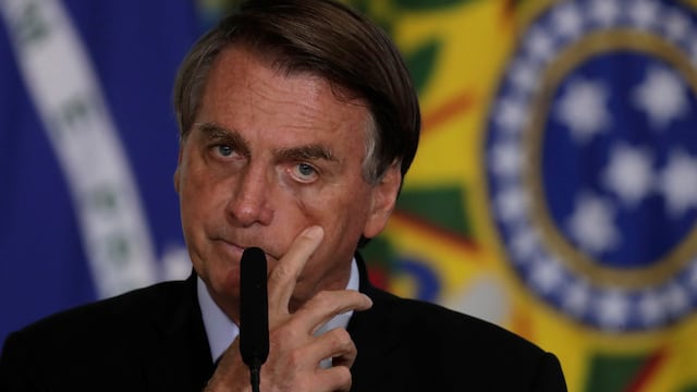 Jair Bolsonaro, presidente de Brasil.