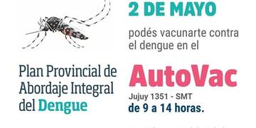 Este viernes aplicarán dosis en el Autovac para mayores de 10 años; la prevención sigue siendo clave. (Imagen: Ministerio de Salud Tucumán)
