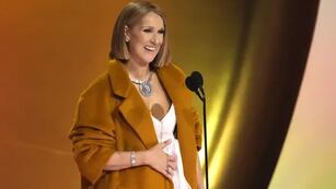 Céline Dion en su última aparición pública en una premiación.