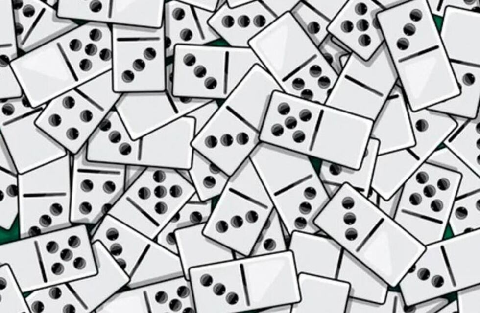 El acertijo visual del dominó que causa furor en las redes y pocos ...