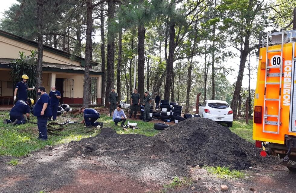 Incineraron cubiertas secuestradas por la AFIP en Iguazú