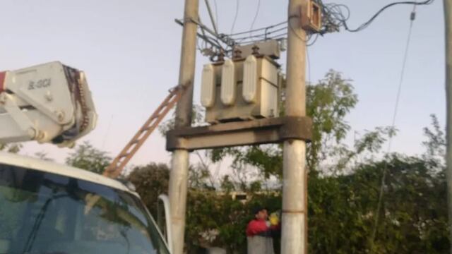 Quisieron robar cables, recibieron una descarga y provocaron un apagón.