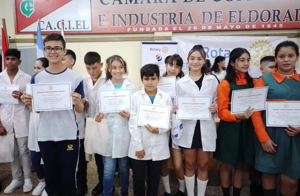 Eldorado: el Rotary Club reconoció al “Mejor Compañero” de cada escuela