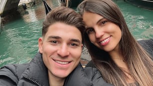 Tras los rumores de separación, Julián Álvarez compartió un posteo con Emilia Ferrero.