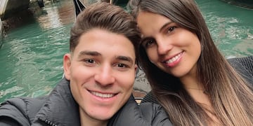 Tras los rumores de separación, Julián Álvarez compartió un posteo con Emilia Ferrero.
