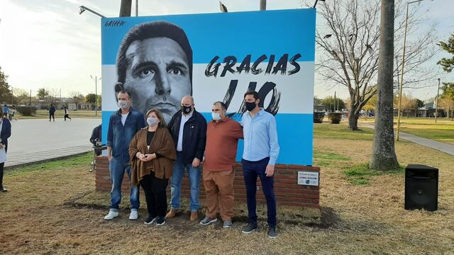 Mural de Lionel Scaloni en Pujato