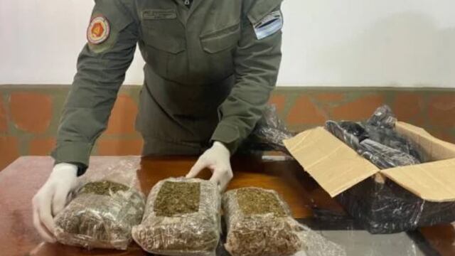 Incautan contrabando de marihuana en varios operativos en Posadas.