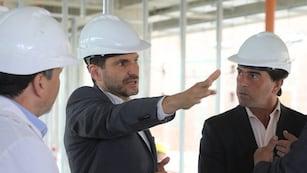 El exdiputado provincial recorrió la obra del Hospital de Niños Orlando Alassia.