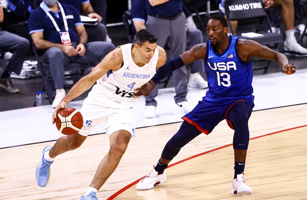 La Selección Argentina de básquet cayó contra Estados Unidos en la preparación de Tokio 2020