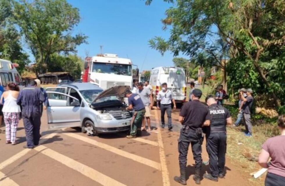Accidente vial dejó lesionado a un turista en Garuhapé