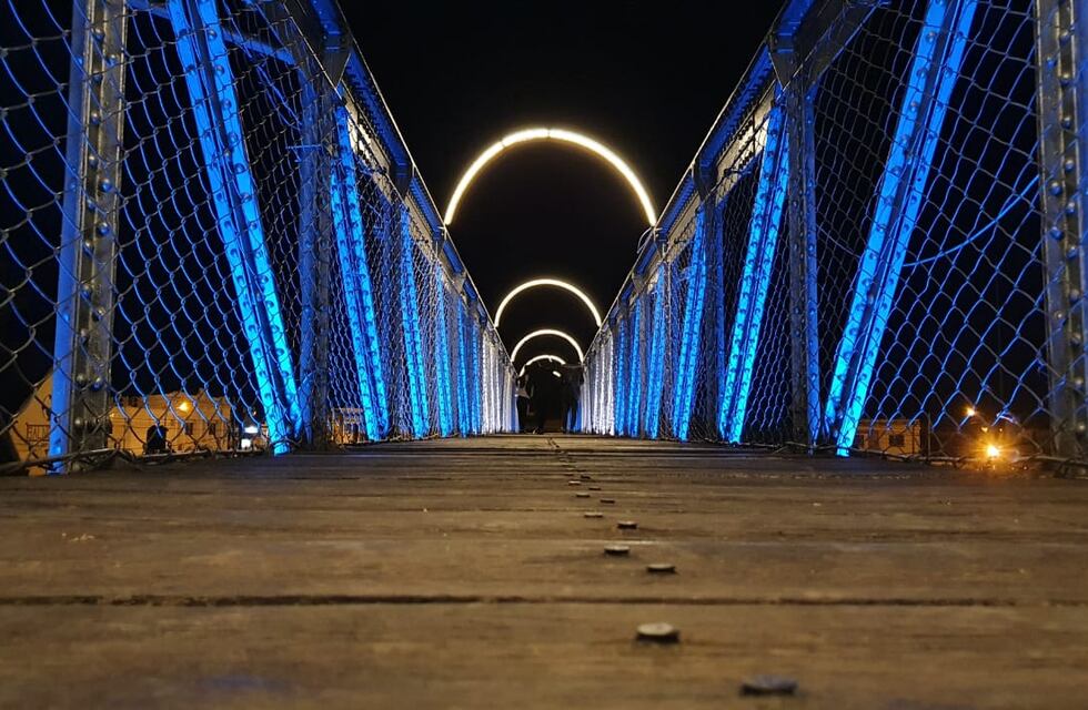 Balnearia: Restauraron la pasarela que une al pueblo