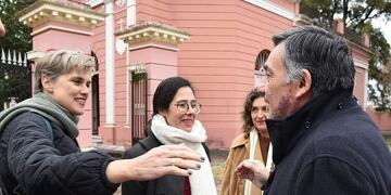 Oliva acompañó a la nueva Directora del Palacio San José