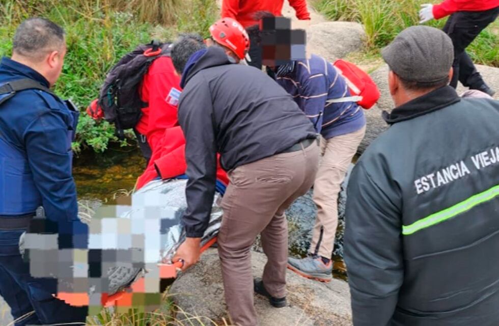 Un hombre sufrió un golpe en la cabeza mientras acompañaba a un grupo de estudiantes en Estancia Vieja