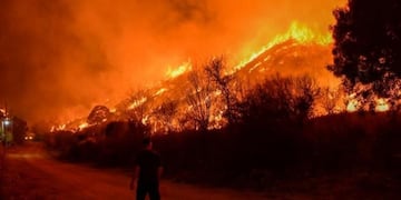 Incendio en Potreros de los Funes.