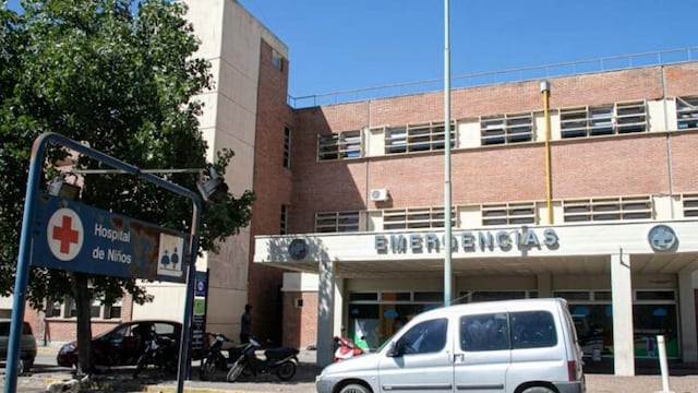 Hospital de Niños, Córdoba, donde estaba internado el menor de 12 años.