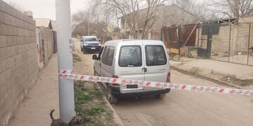 El vehículo de la víctima.