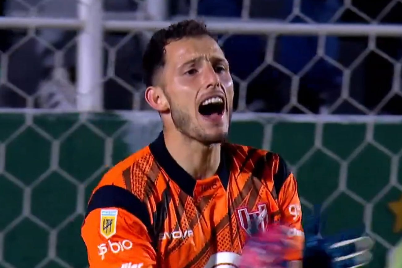 Manuel Roffo, determinante en el triunfo de Instituto ante Banfield. (Captura de tv)